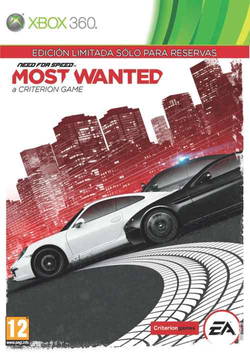 Need For Speed Most Wanted X360